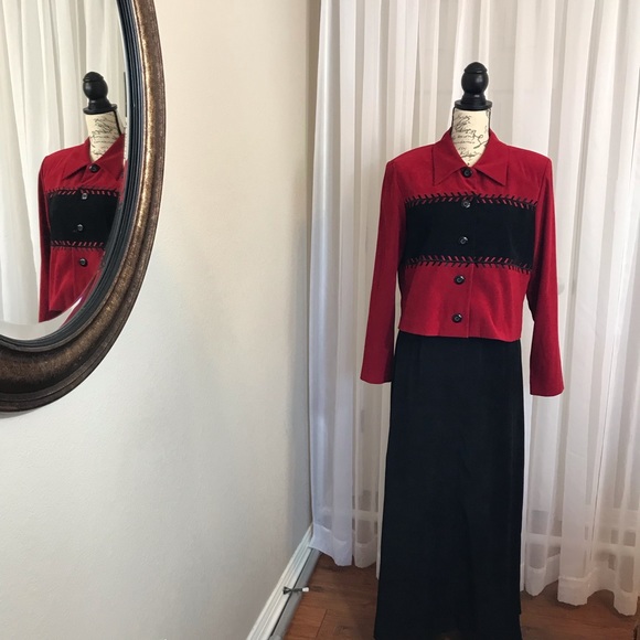 Dresses & Skirts - Positive Attitude Jacket w/McNaughton Skirt Sz 12